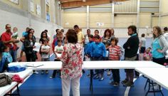 El pabell�n polideportivo de Cerdedo acogi� ayer la inauguraci�n de las Actividades coeducativas 2015. 