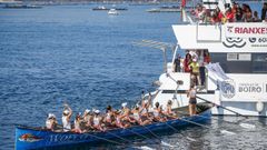 Las mejores traineras de Galicia se dieron cita en Cabo de Cruz