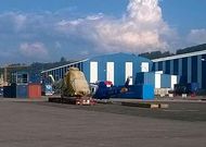 Las dos aeronaves en el Puerto de Mar�n antes de partir hacia Sudam�rica. 