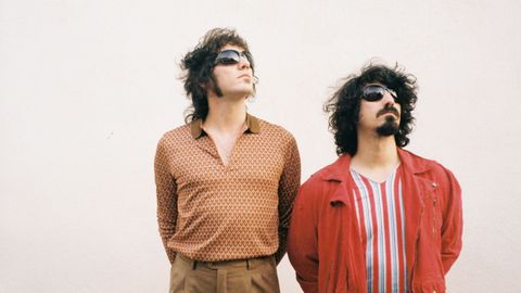 Nico Gonz�lez y �ngel Barbero, dos de los miembros del grupo sevillano Juventude.