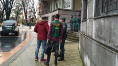 Registro en la sede de UGT Asturias.Registro en la sede de UGT Asturias