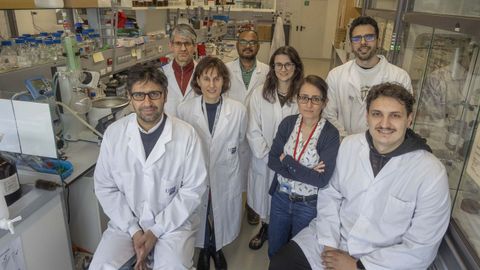 El Ciqus es el centro gallego con mayor n�mero de investigadores Oportunius. En la imagen, el grupo de Mar�a Gim�nez, una de las cient�ficas con un programa del Consejo Europeo de Investigaci�n