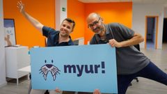 Manuel Cascudo y Miguel Barreiros tambi�n lanzaron Myur, una �app� de alquiler.