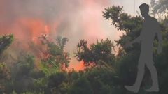 As� son los que queman el monte