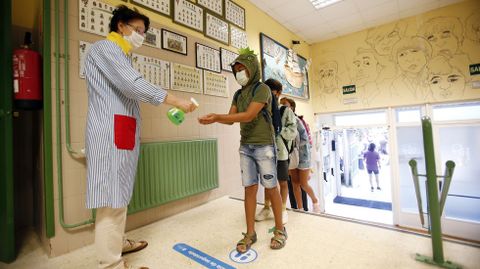 Vuelta al cole en el colegio de Barcelos