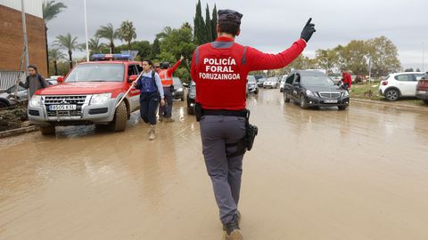 La Policía Foral de Navarra se suma a las tareas de control en Valencia