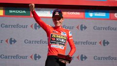 Sepp Kuss.El l�der de la Vuelta a Espa�a Sepp Kuss, ciclista de Jumbo Visma