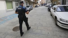 Patrulla de la Polic�a Local de Ares, en una imagen de archivo
