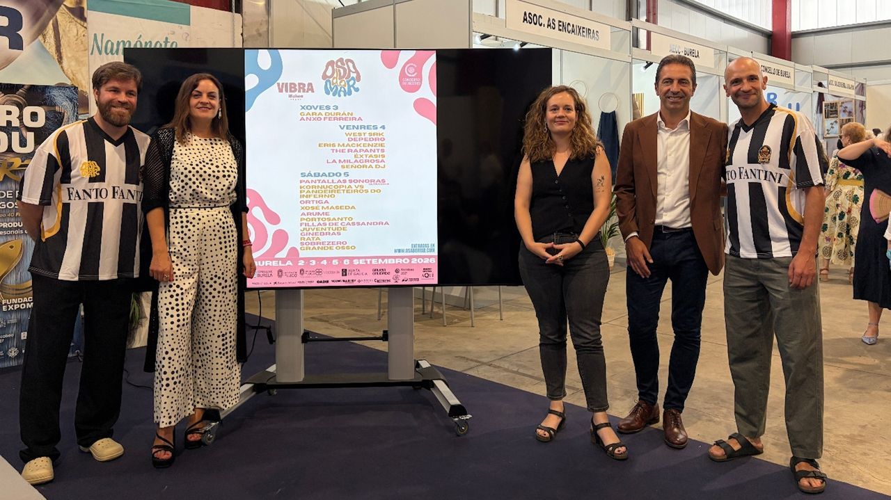 El festival Osa do Mar crece hasta los cinco días llenando Burela de música y cultura