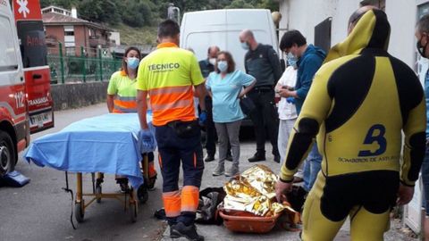 Accidente laboral en Proaza