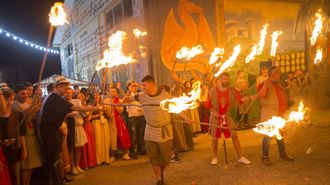 Asalto ao Castelo de Vimianzo, nunha das s�as edici�ns