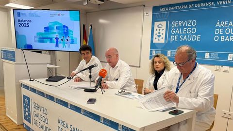 Santiago Camba present� el balance del 2025 con el resto de su equipo directivo.