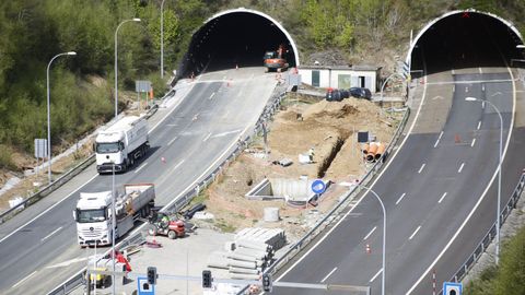 El t&uacute;nel de Pedrafita de la A-6 estar&aacute; cortada en al menos uno de los sentidos hasta el 25 de mayo por las obras de mejora de seguridad