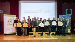 Los representantes de las empresas pioneras en certificaci�n forestal recibieron un reconocimiento