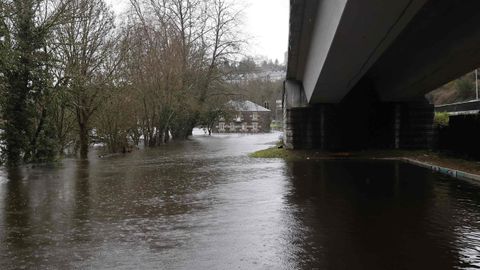 Desbordamiento del r�o Mi�o en Lugo