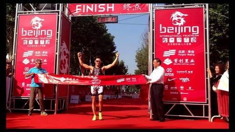 El ferrolano cruz� la meta en solitario