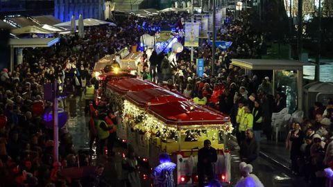 La cabalgata de Reyes por los Cantones de A Coru�a