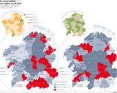 La maternidad en Galicia en el 2015