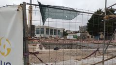 Obras para la depuradora de Foz, el pasado verano