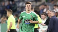 Sal Garca en uno de los partidos disputados con el Racing en A Malata.