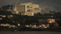 Vista del hospital p�blico coru��s.