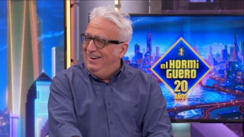 Captura de la entrevista de Leo Harlem en el programa de Pablo Motos