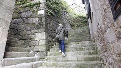 Escaleras sin barandillas en Vigo