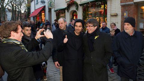 Puigdemont presenta su lista para el 21D en Brujas