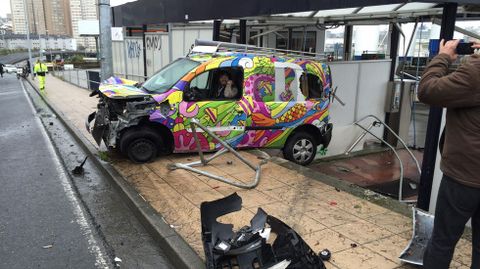 Accidente en la avenida del Ej�rcito 