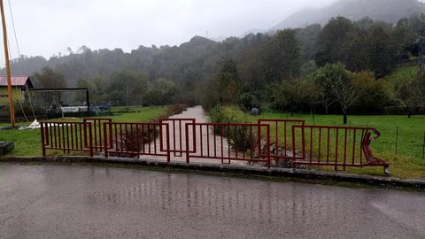 Inundaciones en Vibau, Llanes