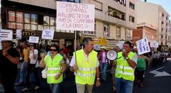 La movilizaci�n discurri� durante media hora por las calles de Foz, sin ning�n tipo de incidente.