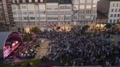 La Praza da Mosqueira tiene acapacidad para unas 4.000 personas