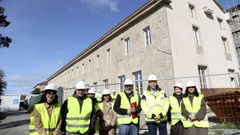 Altos cargos del Sergas visitaron el edificio en obras