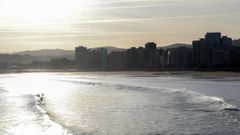 Vista de la playa de San Lorenzo