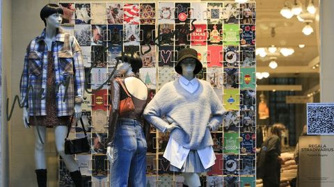 Una tienda de Stradivarius en Lugo, en foto de archivo