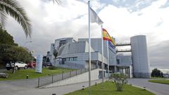 Hospital Montecelo, en Pontevedra, donde este viernes ingresados 10 pacientes covid en planta y 6 en la uci