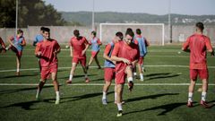 Primer entrenamiento de la UD Ourense