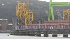 Puente de As P�as, donde el coche se qued� inmovilizado