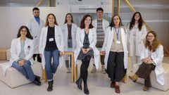 Grupo de investigación Micro TM del Inibic: Laura Fernández García, Samuel García García, Patricia Fernández Grela, Elena Ugarte Merino, María del Mar Tomás Carmona (responsable del grupo), Antonio Barrio Pujante, Lucia Blasco Otero, Lucia Arman Fernández e Inés Bleriot Rial