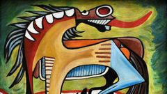 Con esta obra, Eugenio Granell entra en la Colecci�n Municipal de Arte Galega del Concello de Vigo