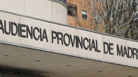 La sentencia condenatoria ha sido dictada por la Audiencia de Madrid