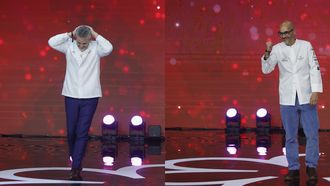 A la izquierda, Miguel Gonzlez, del restaurante ourensano que lleva su nombre. A la derecha, Rafael Centeno, del restaurante Vrtigo de Sober