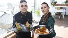 La Terraza del M�ndez tiene, adem�s de una oferta con productos gallegos, unas amplias vistas sobre Lugo 
