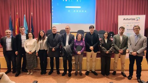 El acto celebrado en la Escuela Polit�cnica de Gij�n