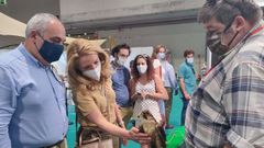 La presidenta del PP de Asturias, Teresa Mallada, en la feria internacional de cineg�tica de Madrid