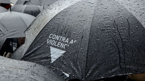 Imagen de una manifestación contra la violencia machista