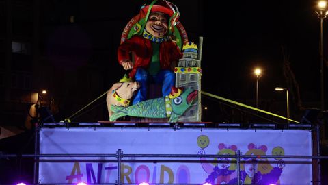 Entronizaci�n del dios Momo en A Coru�a