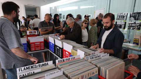 Feira do Disco en los Maios de Canido
