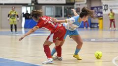 En el derbi de la primera vuelta se impuso el Marn Futsal en A Raa