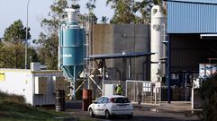 Planta de tratamiento de basuras en Lousame